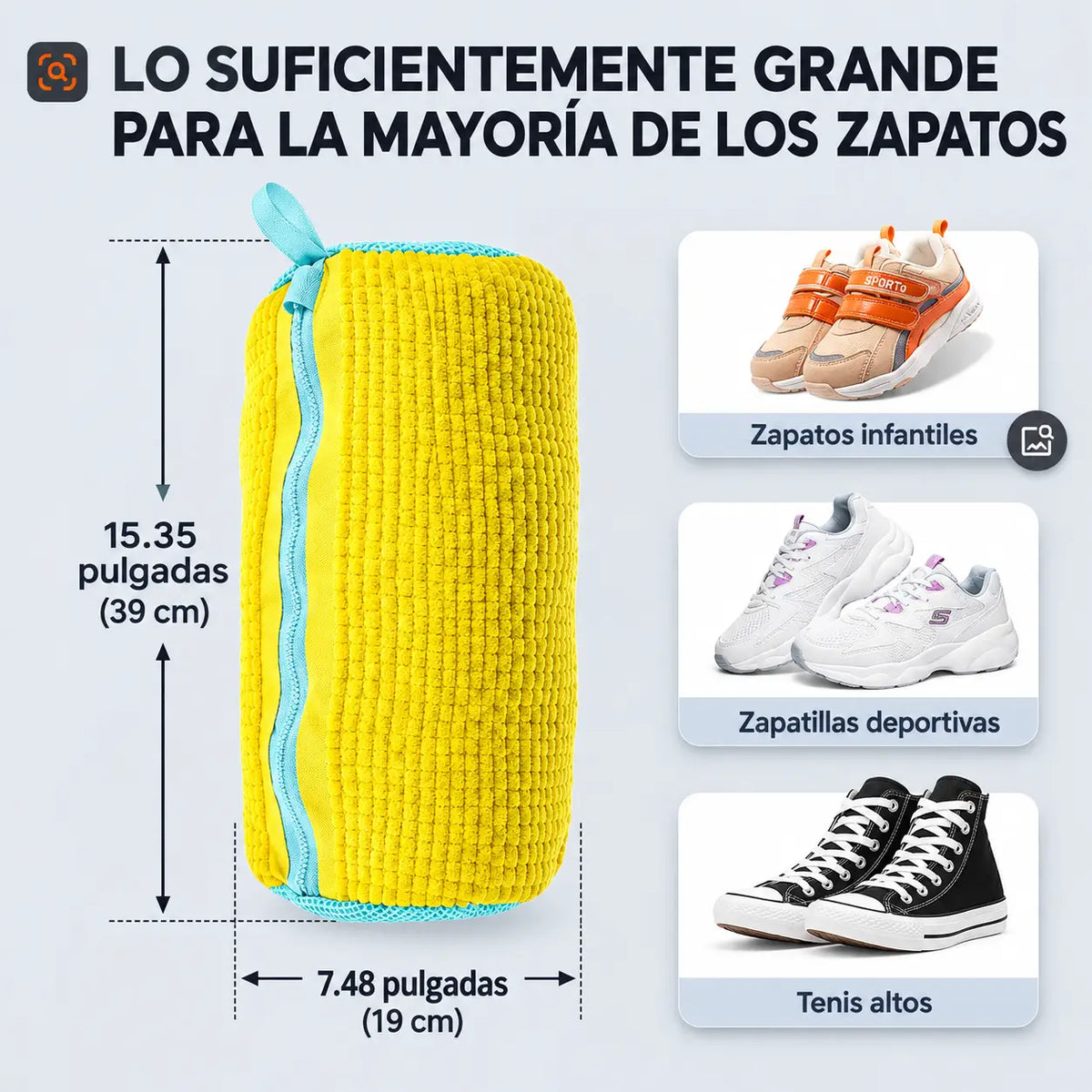 Bolsa para lavar zapatos de lavadora - Protege tu calzado