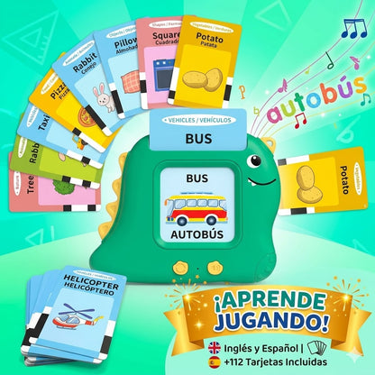 Tarjetas Educativas Bilingües Recargable