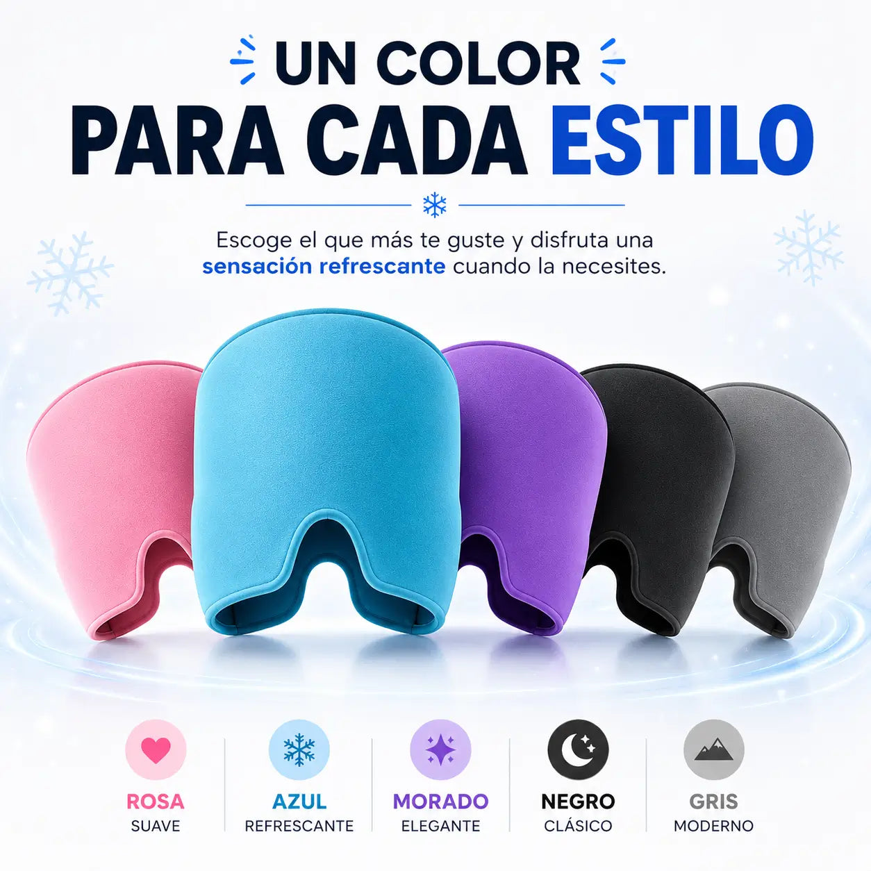 Gorro Terapéutico VORA™ de Gel Frío 360°
