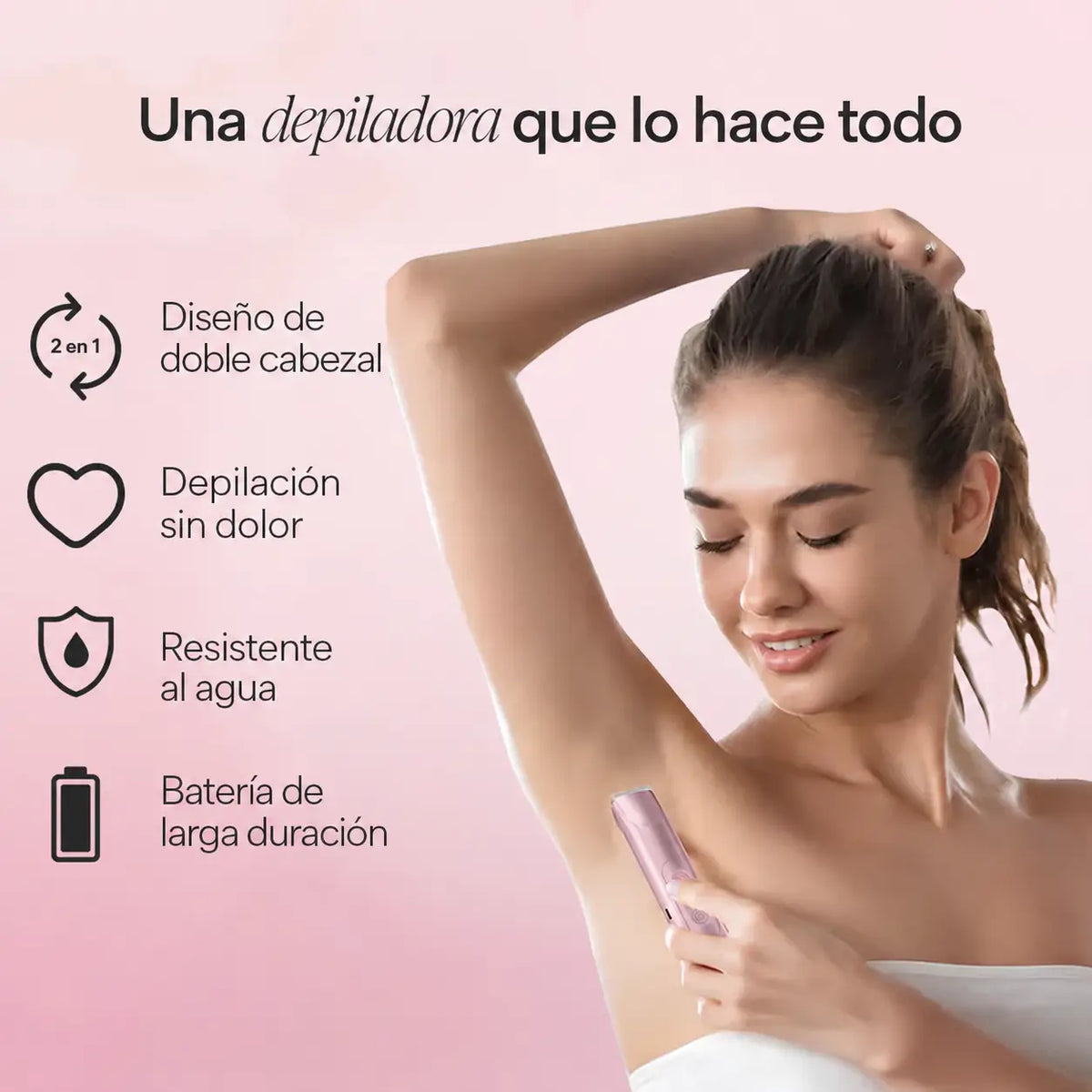 Depiladora Vora™ 2 en 1
