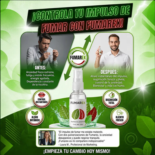 🌿Dile adiós al impulso de fumar con FUMAREX