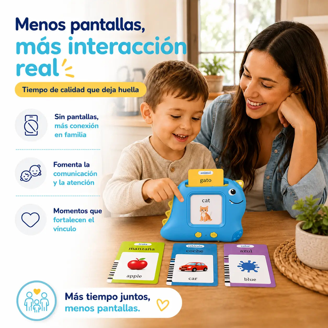 Tarjetas Educativas Bilingües que fortalecen la estimulación del habla