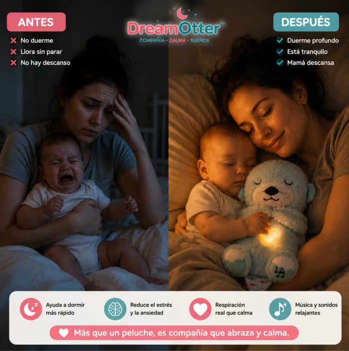 DreamOtter™ - Peluche Relajante de Respiración para Dormir