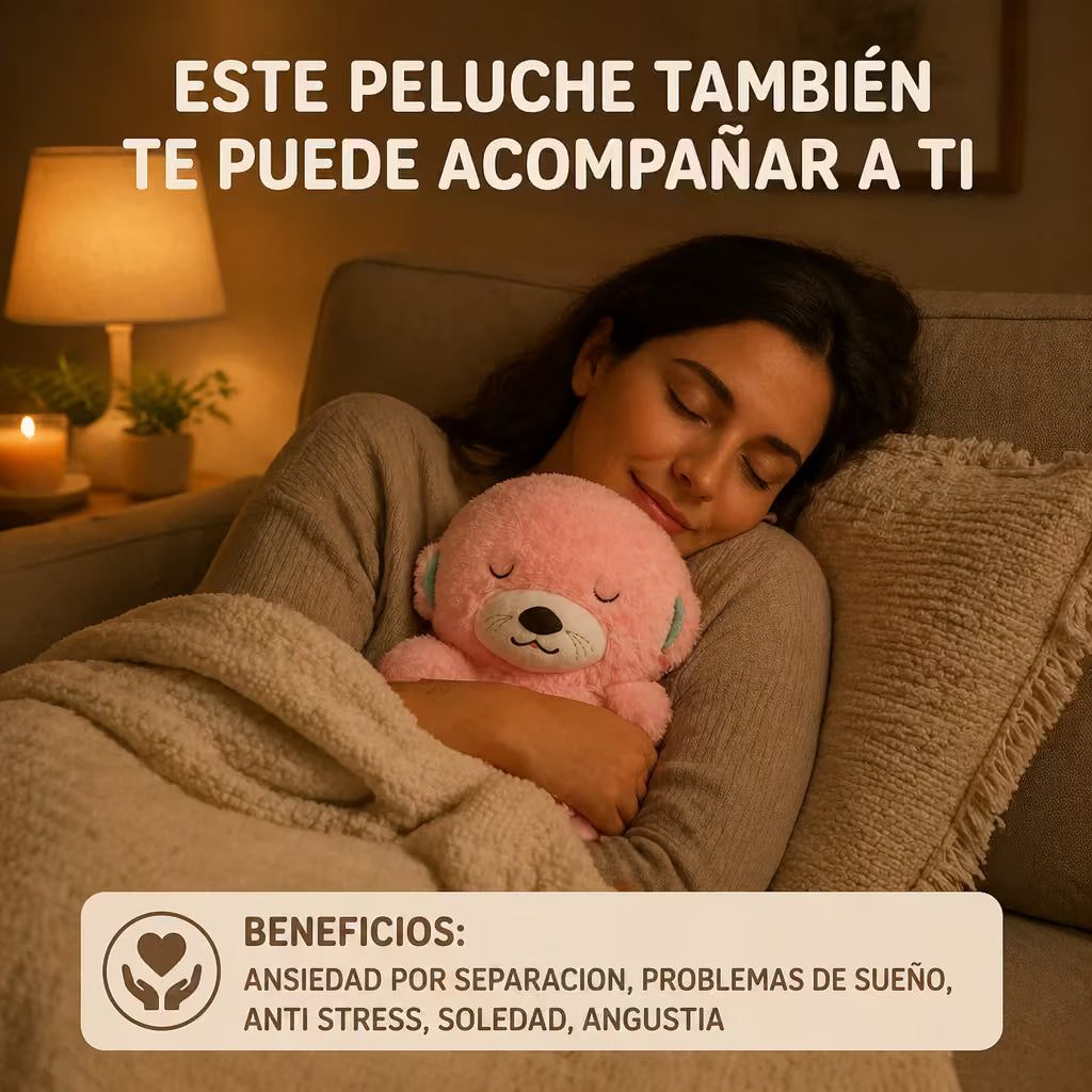 DreamOtter™ - Peluche Relajante de Respiración para Dormir