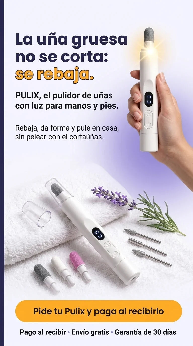 PULIX pulidor de uñas con luz